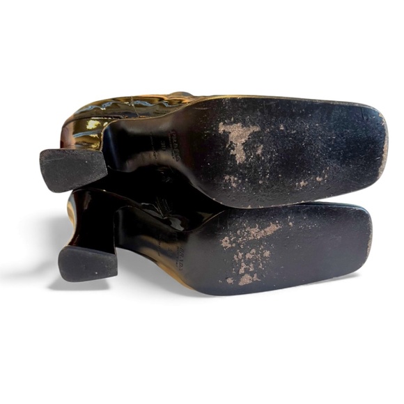 Prada Black Leather Ankle Boots – Size 38 - Picture 8 of 10